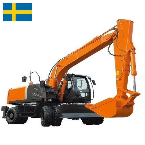 экскаватор колесный из Швеции