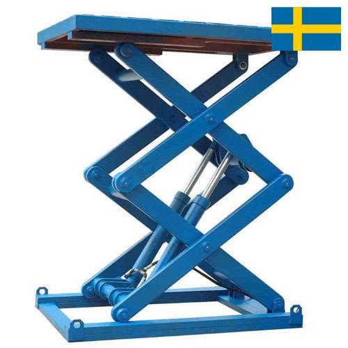 подъемник гидравлический ножничный из Швеции