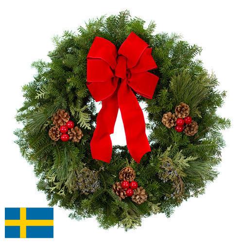 Рождественский венок из Швеции