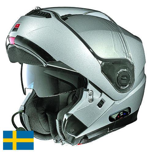 Шлемы мотоциклиста из Швеции