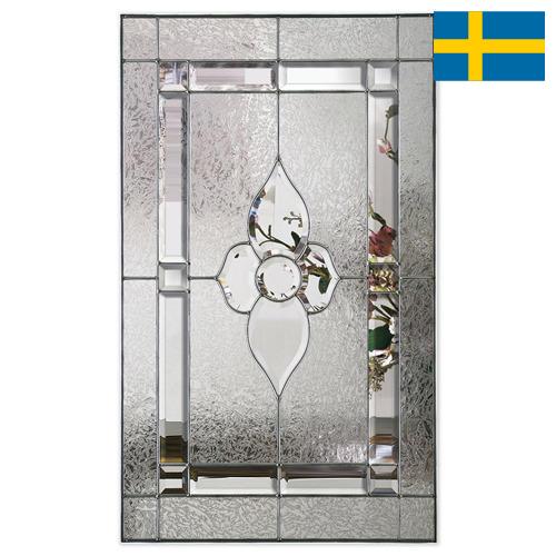 Стекло двери из Швеции