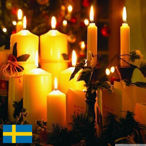 Свечи новогодние из Швеции