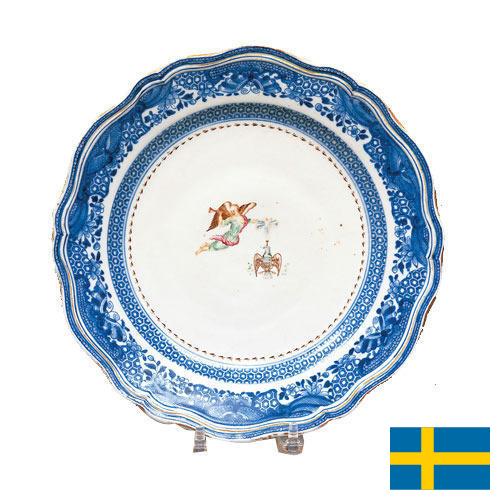 тарелка фарфоровая из Швеции