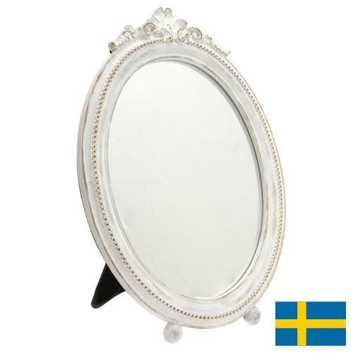 Зеркало настольное из Швеции