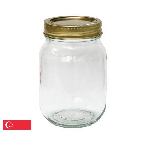 банки стеклянные из Сингапура
