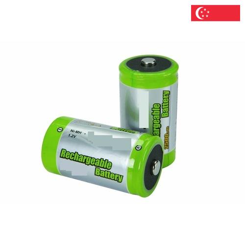 Батареи аккумуляторные из Сингапура