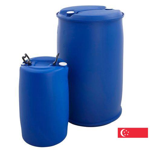 Бочки пластиковые из Сингапура