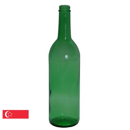 Бутылки стеклянные из Сингапура