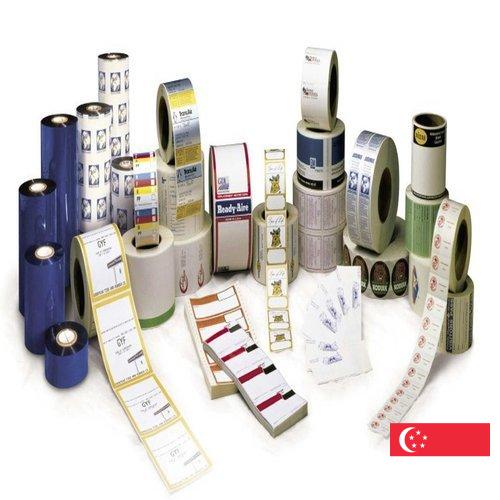 Этикетки из Сингапура