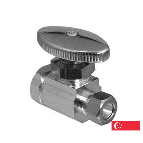 Клапаны запорные из Сингапура