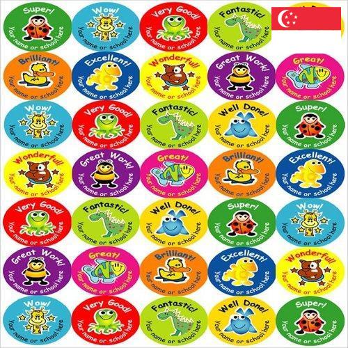 Наклейки из Сингапура