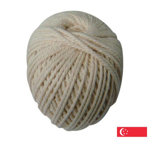 нить хлопчатобумажная из Сингапура