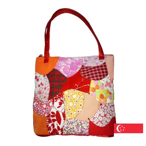 сумка текстильная из Сингапура