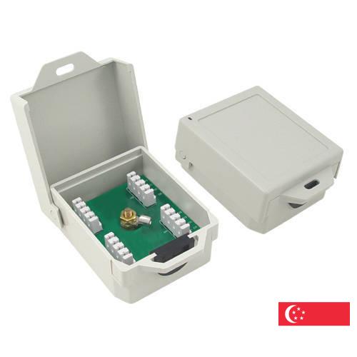 телекоммуникационное оборудование из Сингапура