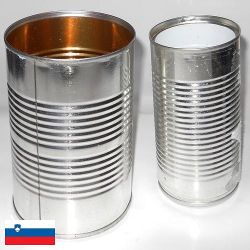 Банки жестяные из Словении