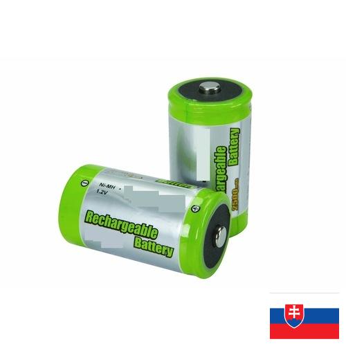 Батареи аккумуляторные из Словакии