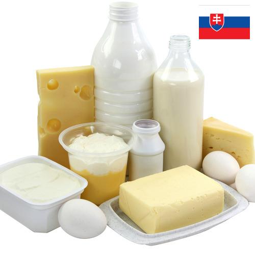 Молочная продукция из Словакии