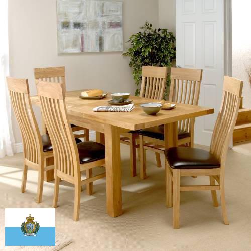 Мебель обеденная из Сан-Марино