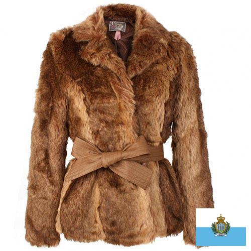 Пальто меховые из Сан-Марино