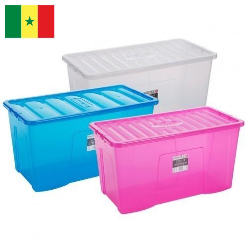 коробка пластиковая из Сенегала