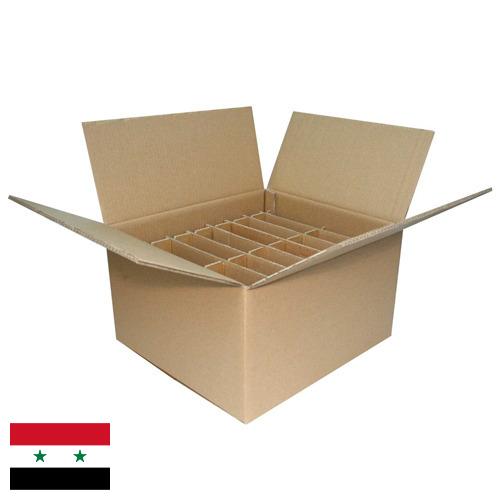 картонная коробка из Сирийской Арабской Республики