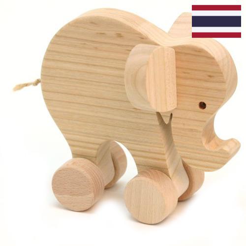 игрушки из дерева из Таиланда