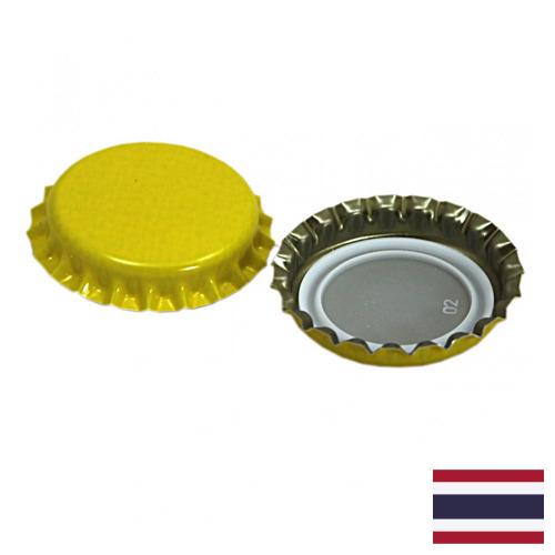 Крышки крончатые металлические из Таиланда