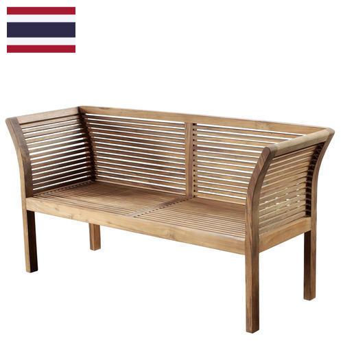 Садовые скамейки из Таиланда