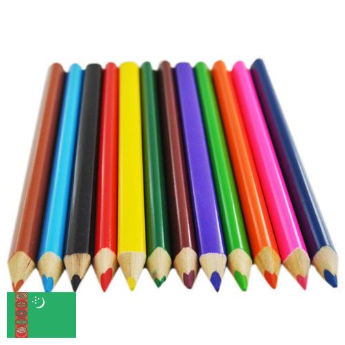 Цветные карандаши из Туркмении