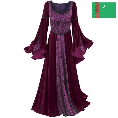 длинные платья из Туркмении