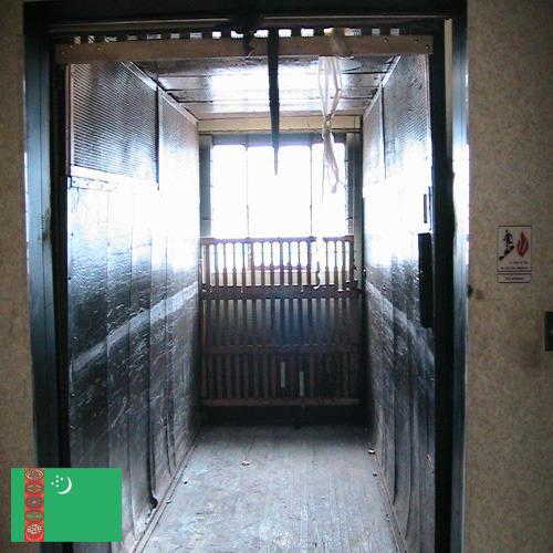 грузовой подъемник из Туркмении