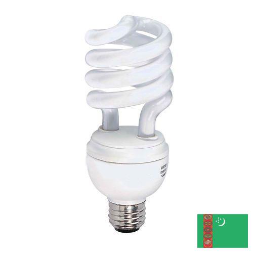 компактная люминесцентная лампа из Туркмении