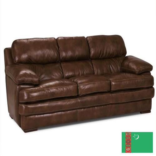 Кожаная мебель из Туркмении