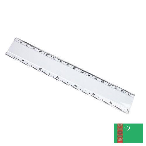 линейка пластиковая из Туркмении