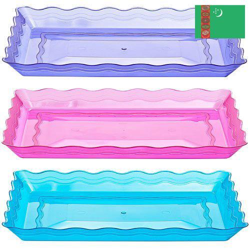 Лотки пластиковые из Туркмении