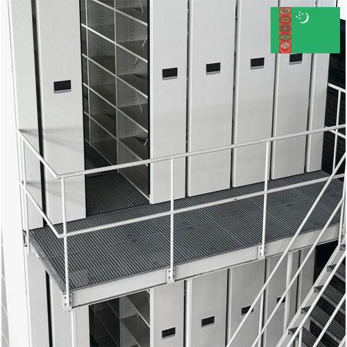 Мобильные стеллажи из Туркмении