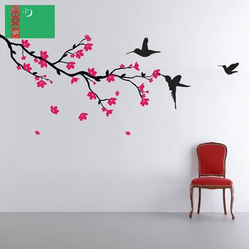 Наклейки на стены из Туркмении