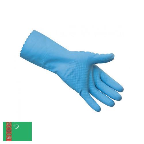 Перчатки резиновые хозяйственные из Туркмении