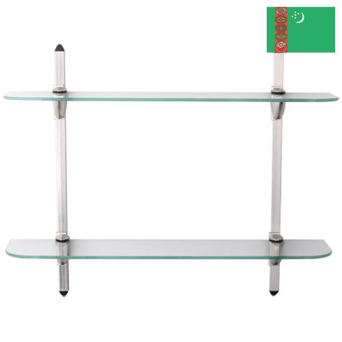 полки из стекла из Туркмении