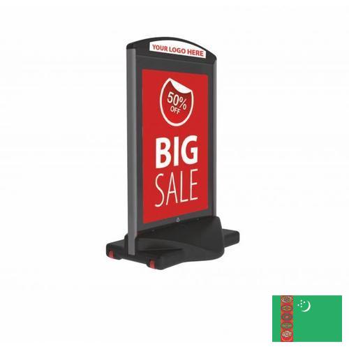 Рекламные щиты из Туркмении