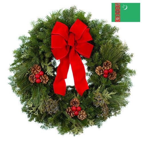 Рождественский венок из Туркмении