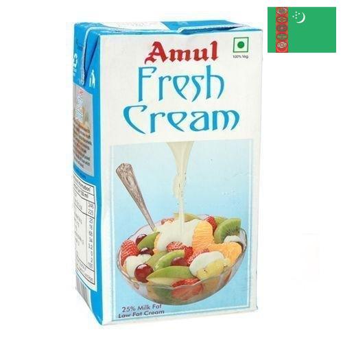 сливки молочные из Туркмении
