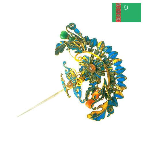 Украшения для волос из Туркмении