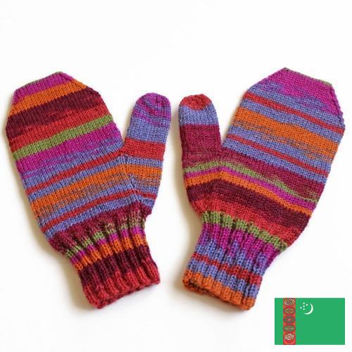 Варежки женские из Туркмении