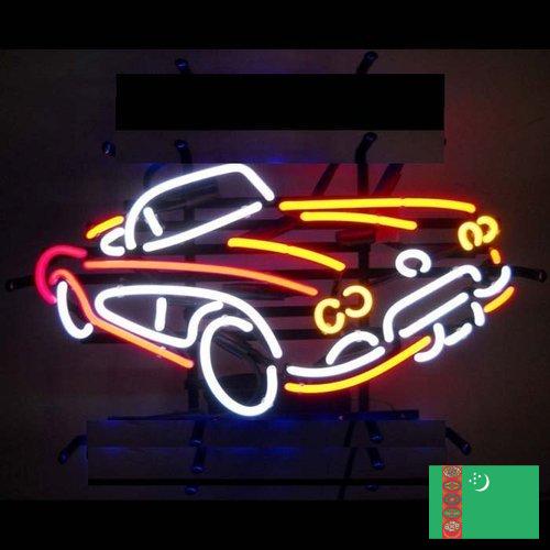 Вывески неоновые из Туркмении