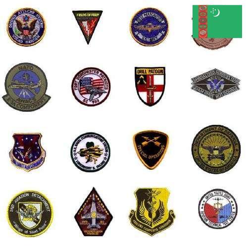 Знаки нагрудные из Туркмении