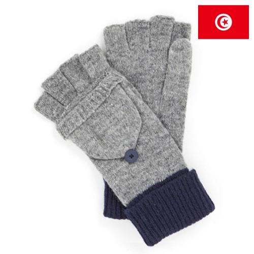 Перчатки трикотажные из Туниса