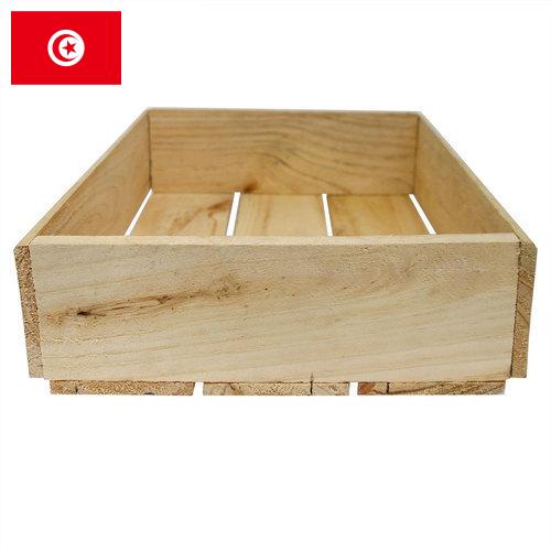 Ящики деревянные из Туниса