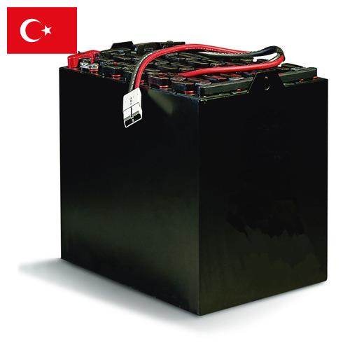 Батареи аккумуляторные тяговые из Турции