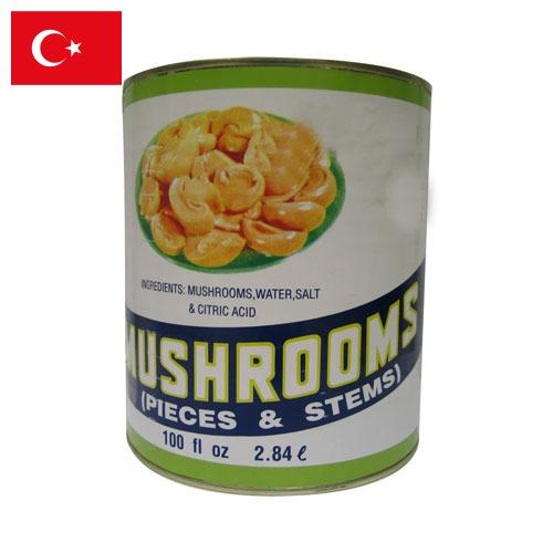 Грибы консервированные из Турции